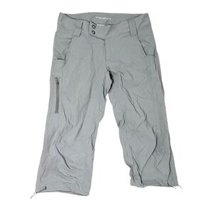 Columbia Relaxed Fit Capri Pants Zip Pocket Omni-Shade Sage 2